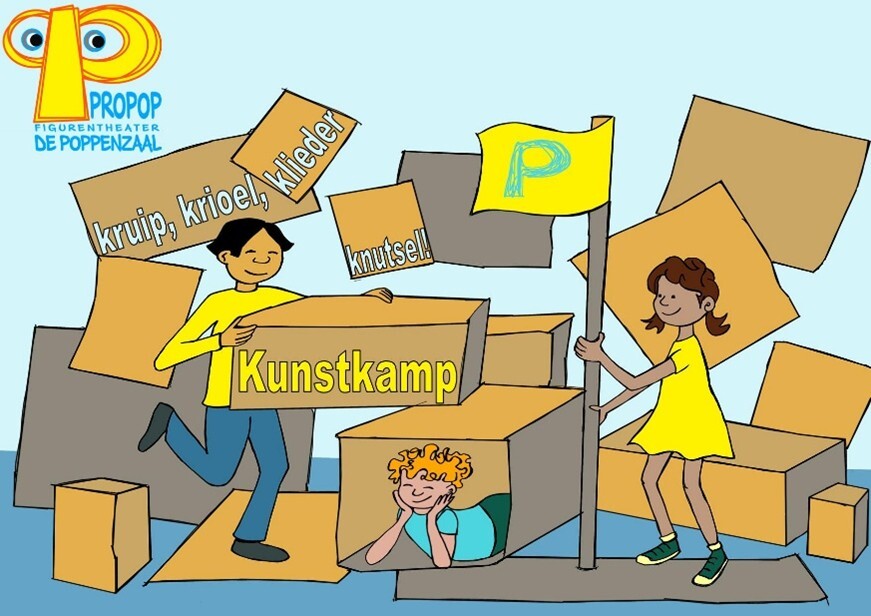 kartonnen kunstenkasteel